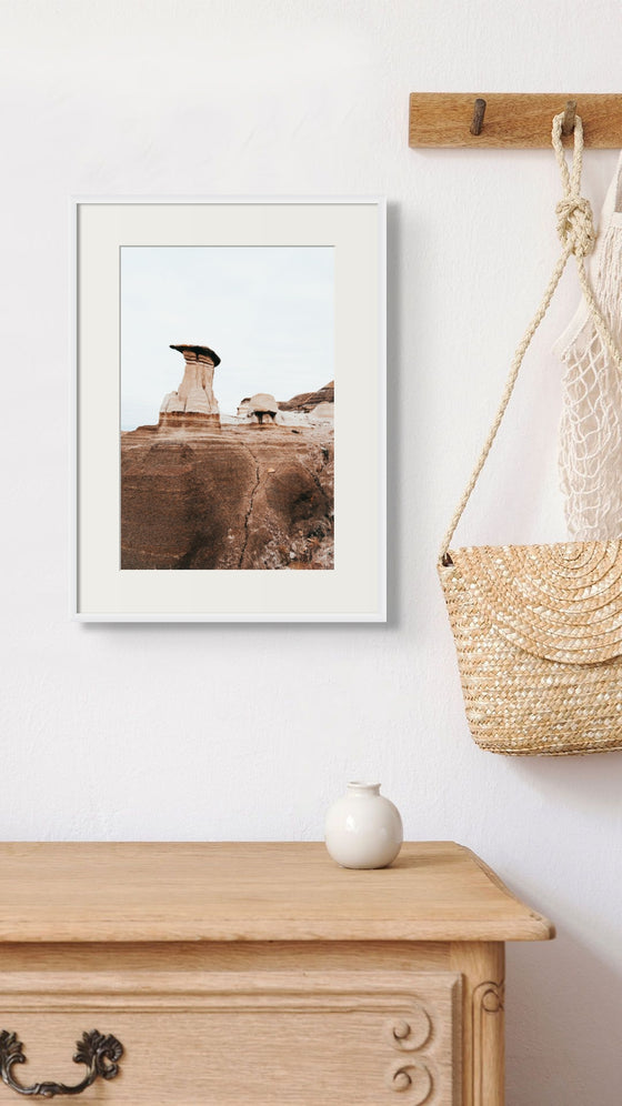 Art and Photography by Diana - Artwork - Fairy Chimney ock formations in Alberta's badlands rise towering growths