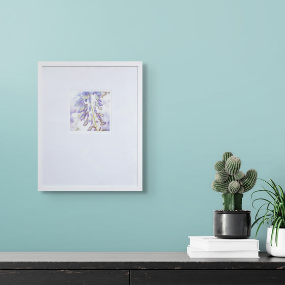 Iridescent Purple | Framed Mixed Media Artwork