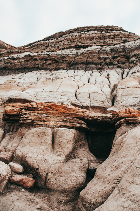 Art and Photography by Diana - Artwork - Layers of Sandrock Drumheller, located in Southern Alberta