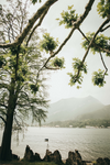 Art and Photography by Diana - Rainy Day on Lake Como located in Lombardy, Italy.