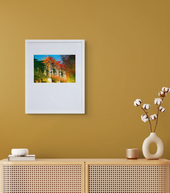 Monet’s Reflection | Framed Print